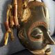 Chokwe African Mask "Mwana Pwo" - Vintage 1970 - 35cm