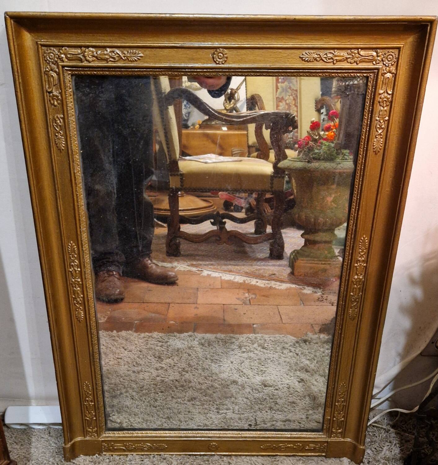 Golden mirror 19th century