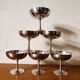 6 art deco stainless steel cups Rémy Letang