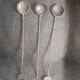3 silver coffee spoons in Ottoman style*