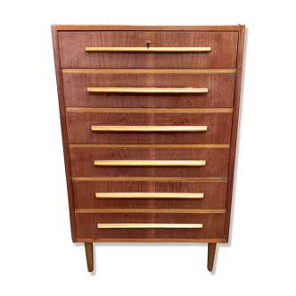 Scandinavian design chest of drawers 1950