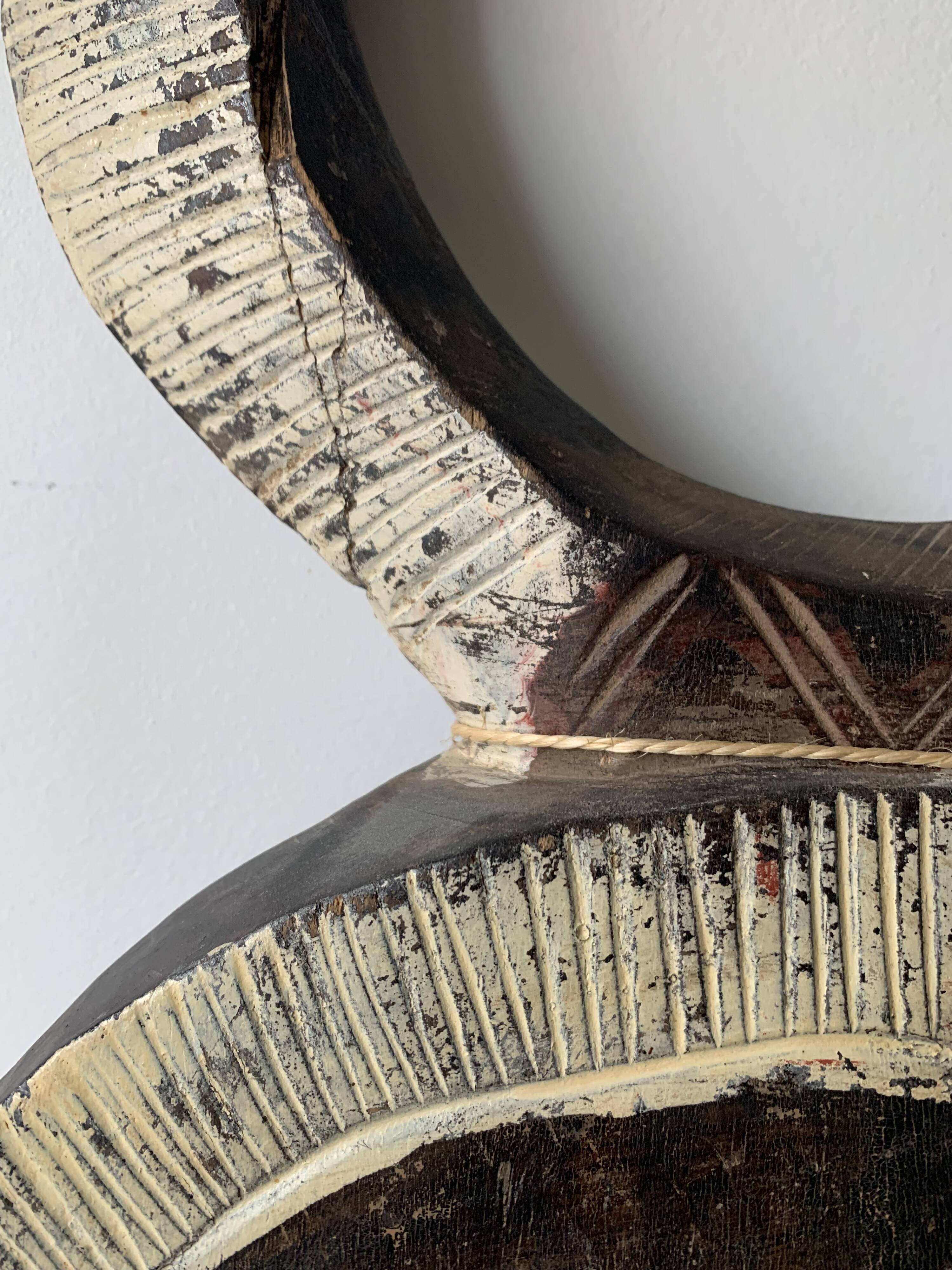 Large Antique Vintage Tribal African Mask