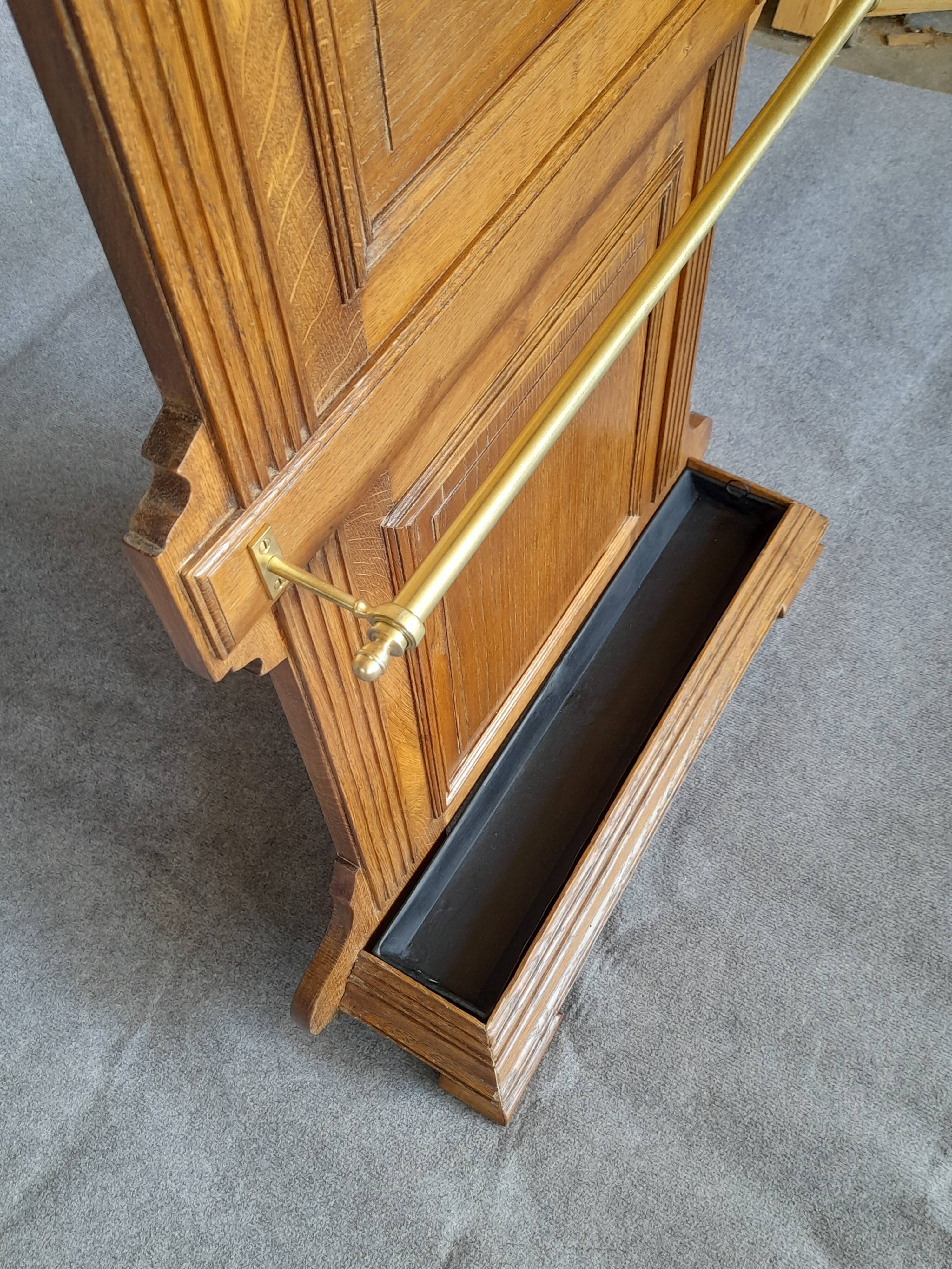 Old coat rack wardrobe