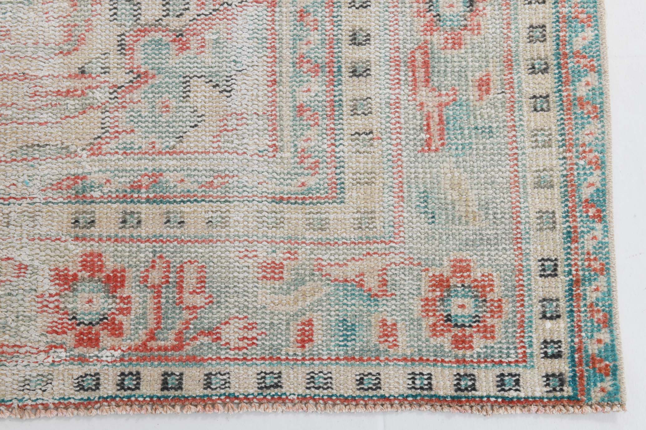 6x8 57s antique vintage rug, 190x264cm