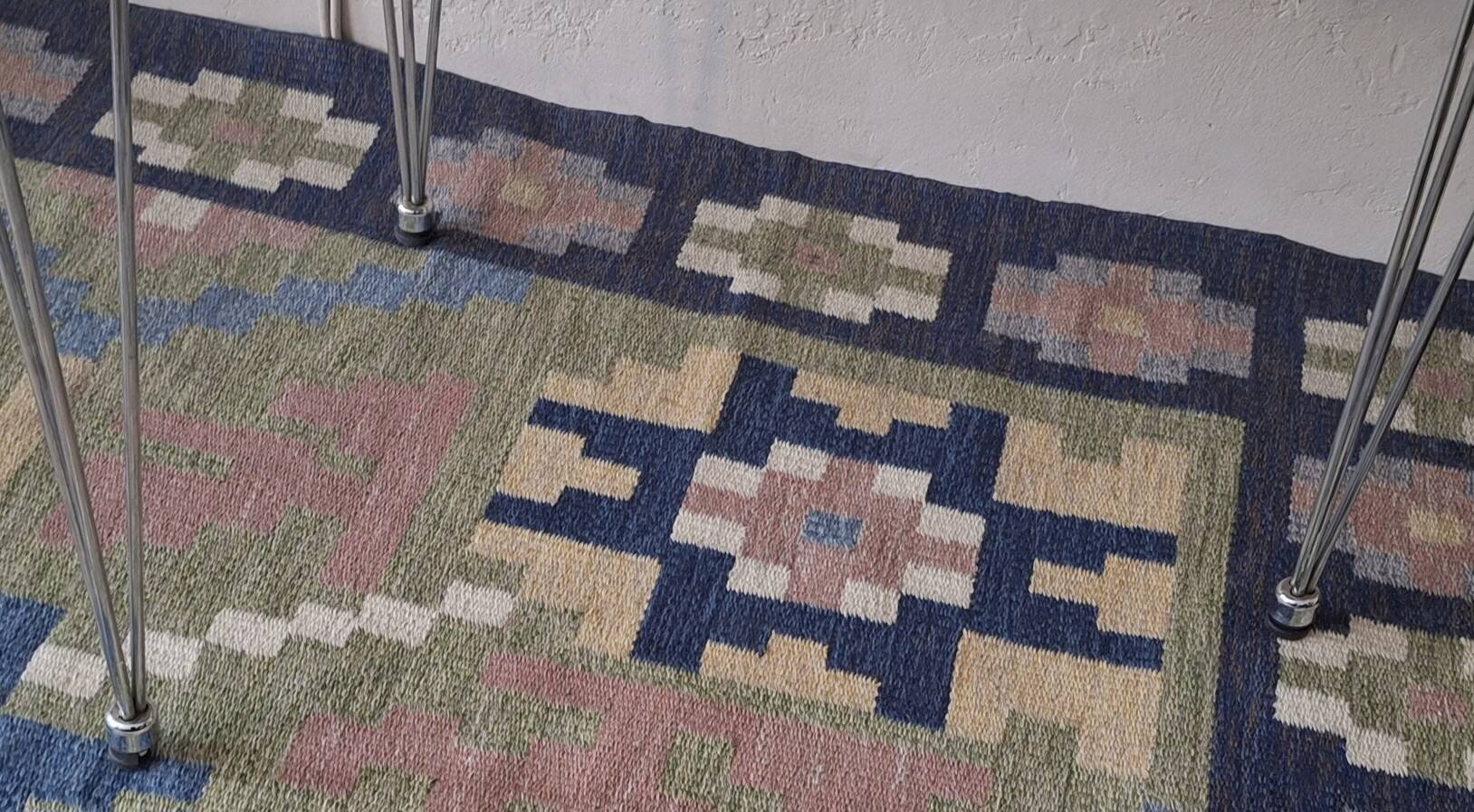 Vintage ellipse shaped dining table, Denmark 1970s