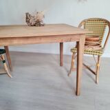 Table ancienne bois poncée
