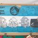 Former Construction Game JEUJURA No.2N Chalet Des Neiges - Vintage Wood Box