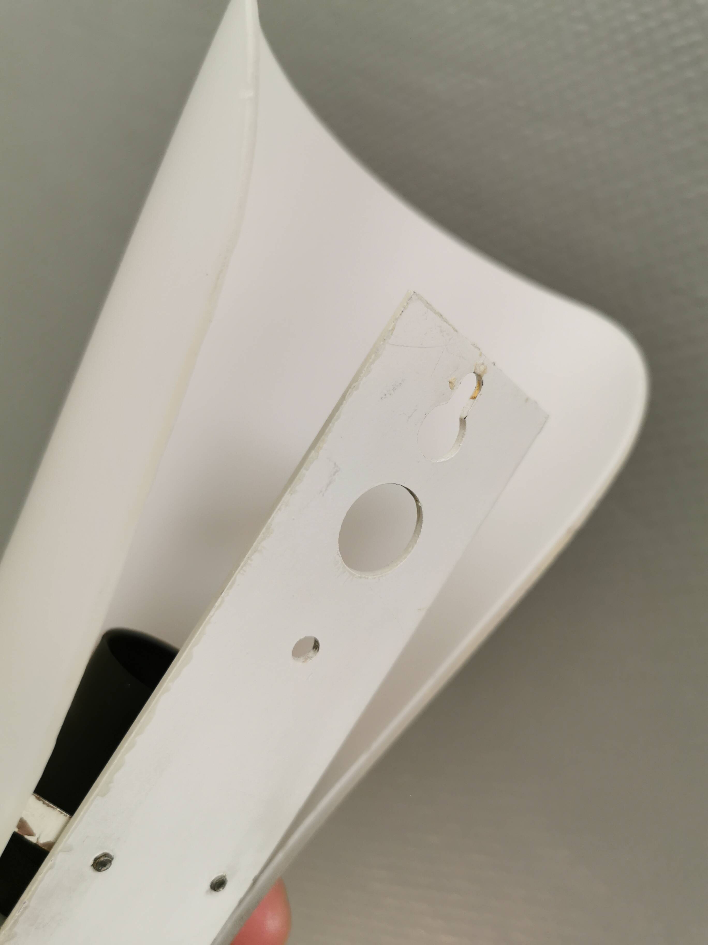 A set of retro wall lamps with white opal glass shades, Denmark 1950s