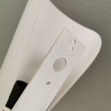 A set of retro wall lamps with white opal glass shades, Denmark 1950s