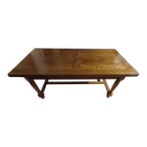Solid oak farmhouse table
