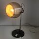 Vintage lamp 1960 table eyeball brushed steel Aluminor - 34 cm