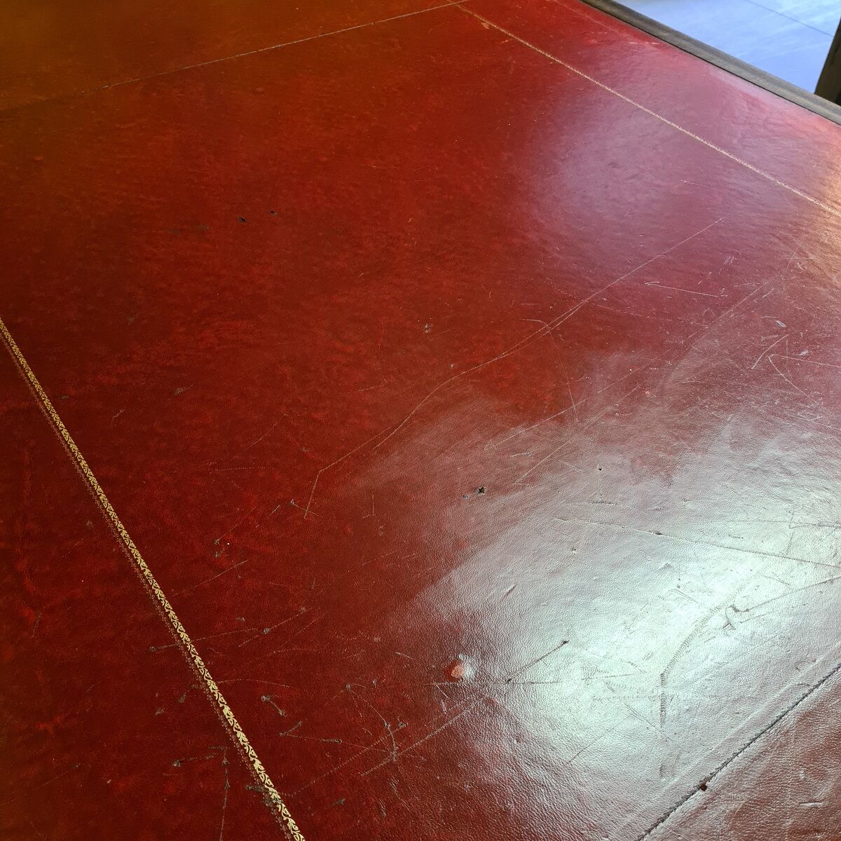 Antique English Desk With Rosewood Veneer, from around 1900
