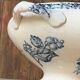 Ironstone soup tureen 1900s with birds and blackberries Nimy