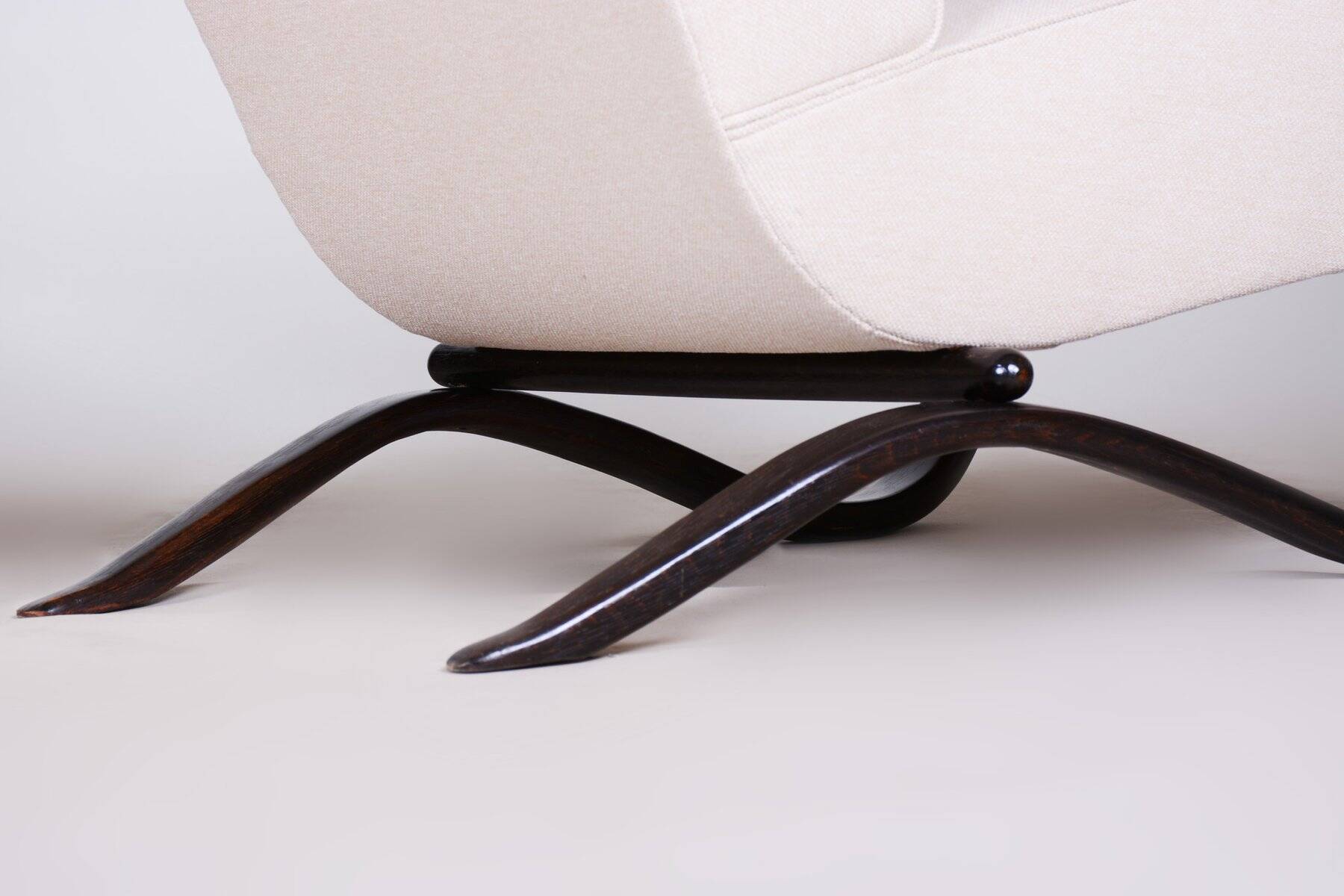 Fauteuils Art Déco H-269 par J. Halabala pour Up Závody, Tchécoslovaquie, années 1930, ensemble de 2