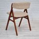 60s, Danish design by Henning Kjærnulf, reupholstered chair, model 71