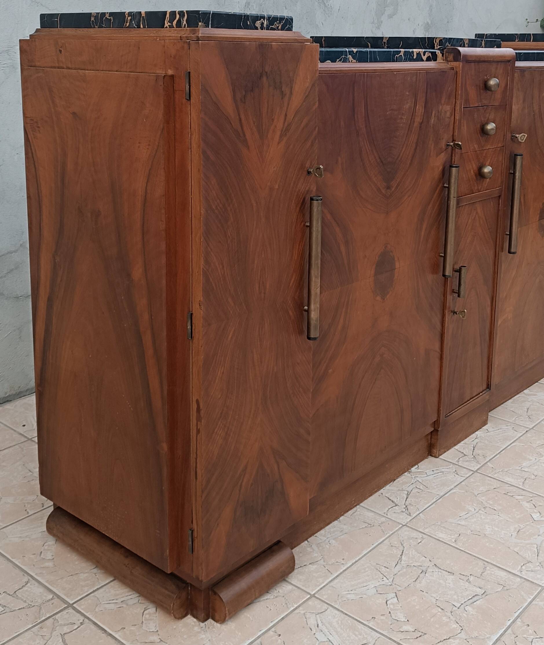 Art Deco mahogany sideboard