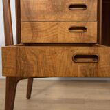 Mid-Century Walnut Desk by Svend Åge Madsen for H.P. Hansen, Denmark, 1960s