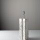 Carrara marble Art Deco lamp base 1940s