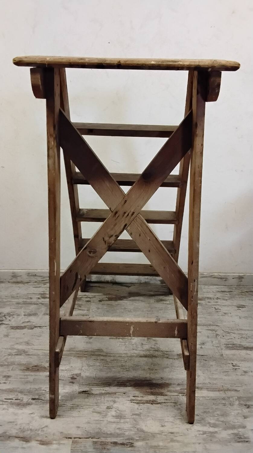 Wooden stepladder