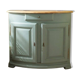 Louis XV Corner Cabinet Blue Neptune – Original Brass Fittings