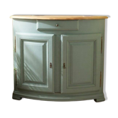 Encoignure Louis XV Bleu Neptune – Ferrures Laiton d'Origine