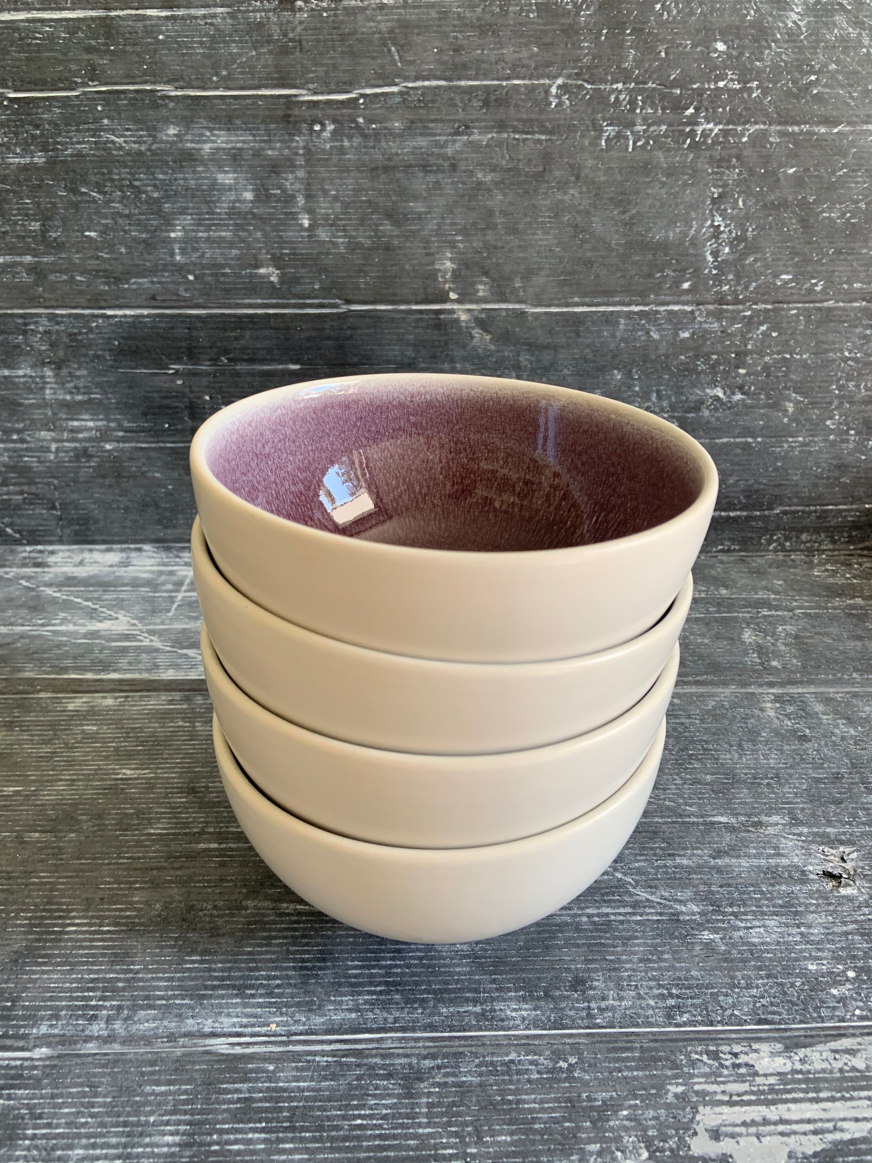 Bowls Jars Tourron Purple