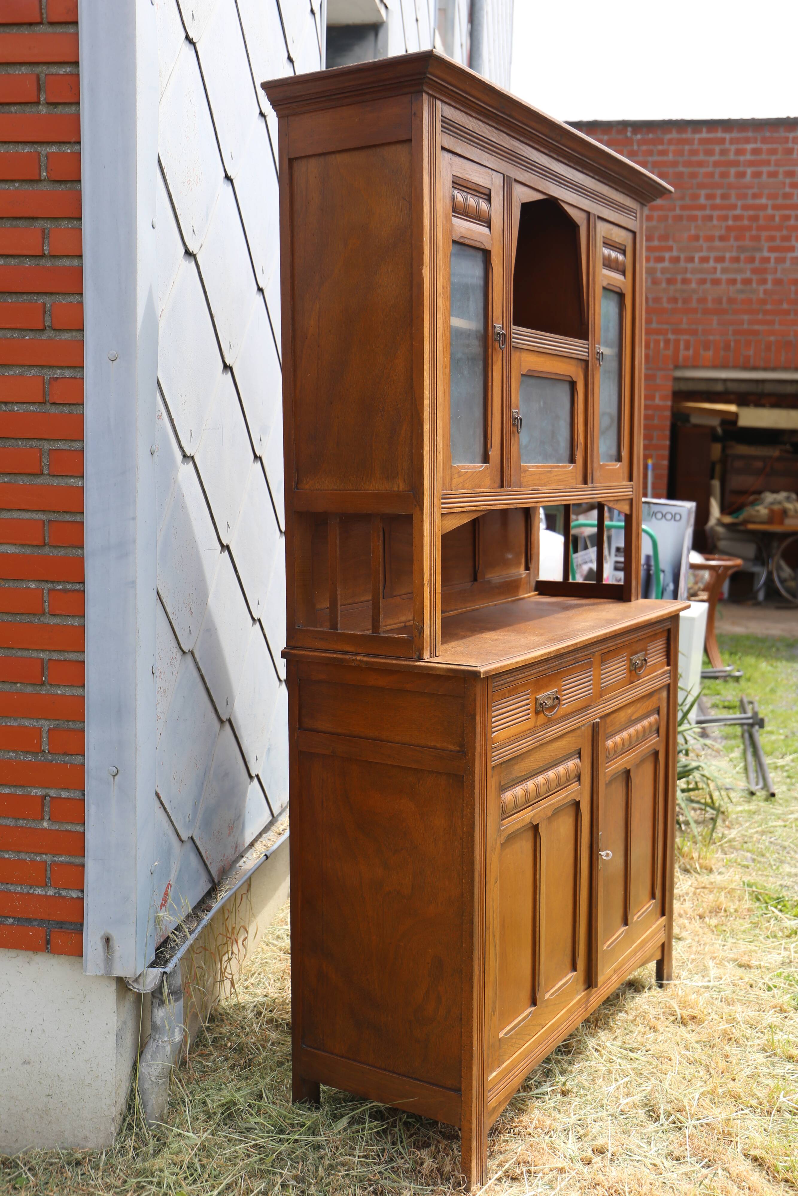 Vaisselier / buffet two body, vintage