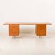 Bureau de direction extra large en teck, style danois du milieu du XXe siècle, années 1970