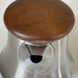 Rémy Letang stainless steel teapot, vintage design, 60s and 70s