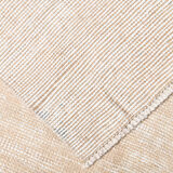 3x12 Classic Turkish Vintage Runner Rug, Handmade Vintage Rug, 3x12 Runner Rug, Brown Beige Rug,