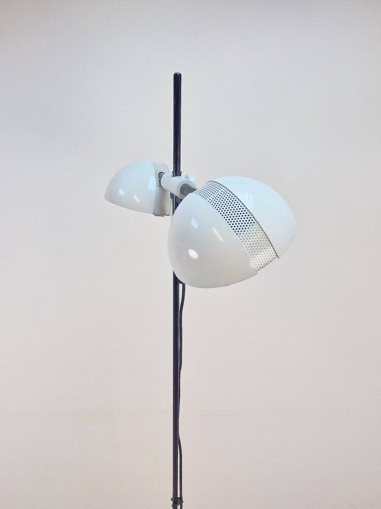 Vintage White Floor Lamp from Valenti Milano, Italy, 1970s