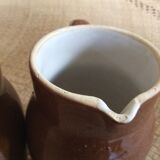 Série de 2 pots en grès