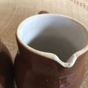 Series of 2 sandstone pots