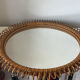 Miroir rond en rotin Franco Albini