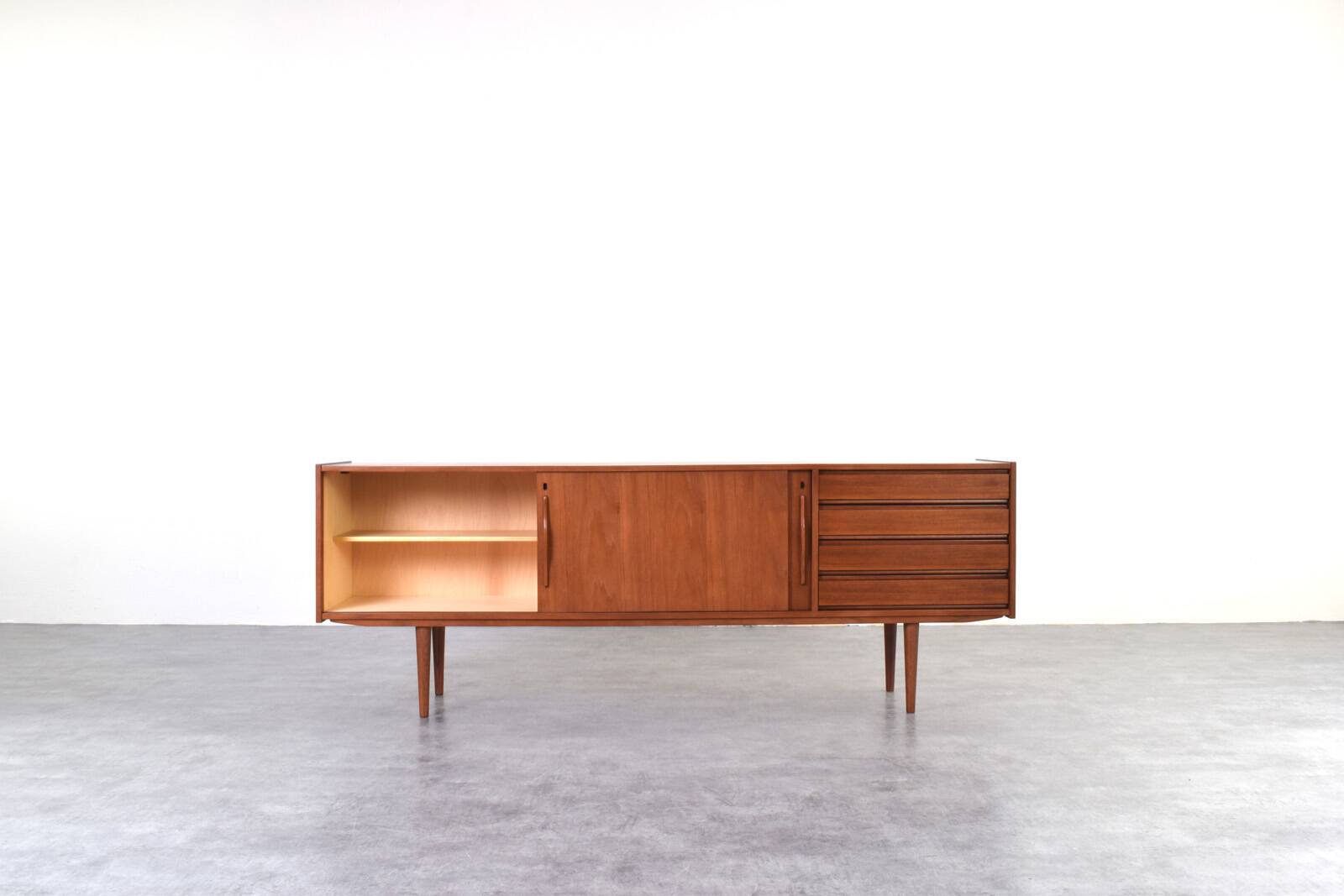 Mid-Century Danish Teak Sideboard, 1960s.
