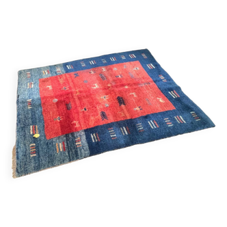 Gabbeh indian rug 100% wool - 144x195 cm