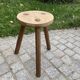 Brutalist tripod farm stool 1950