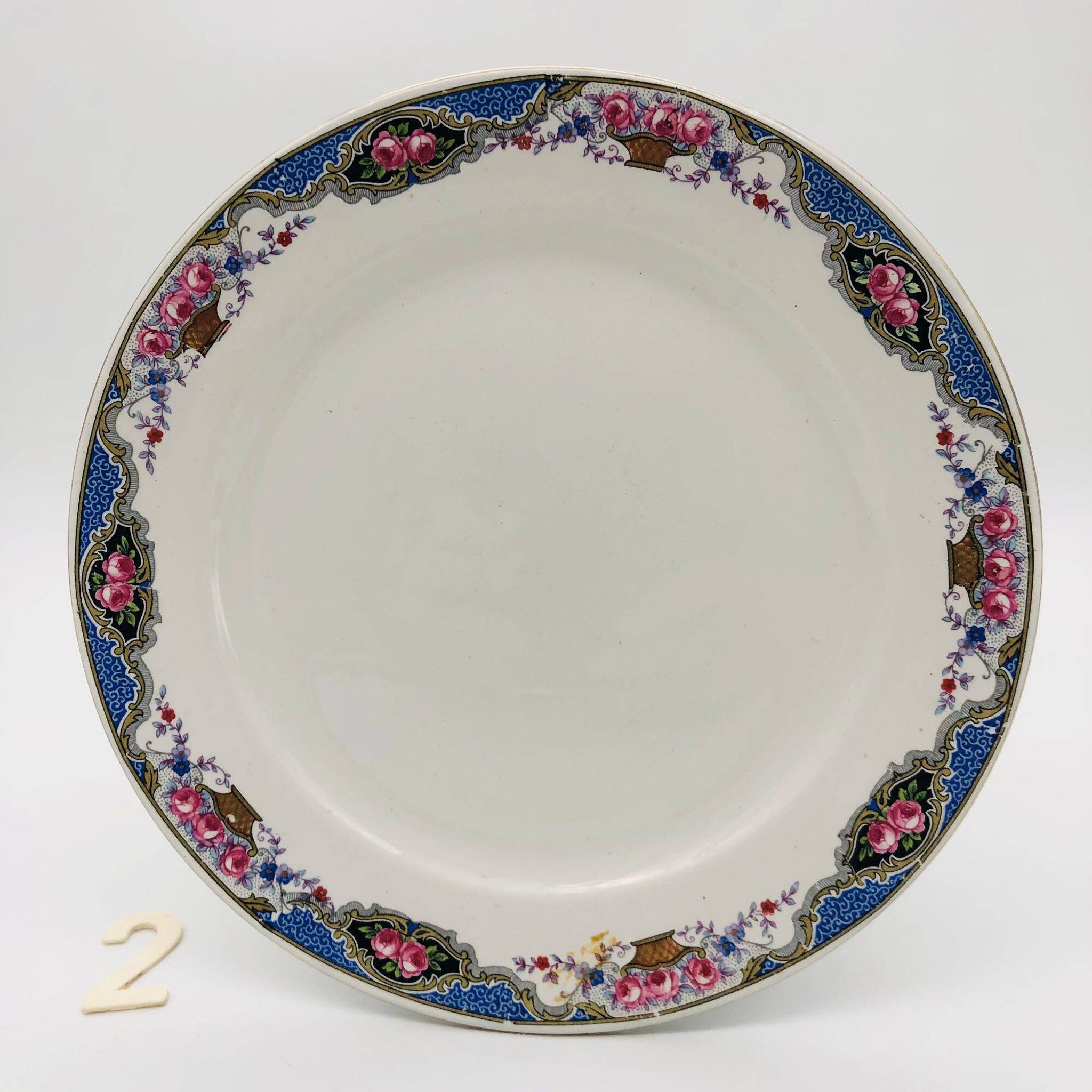 6 dessert plates "Sarreguemines & Digoin".