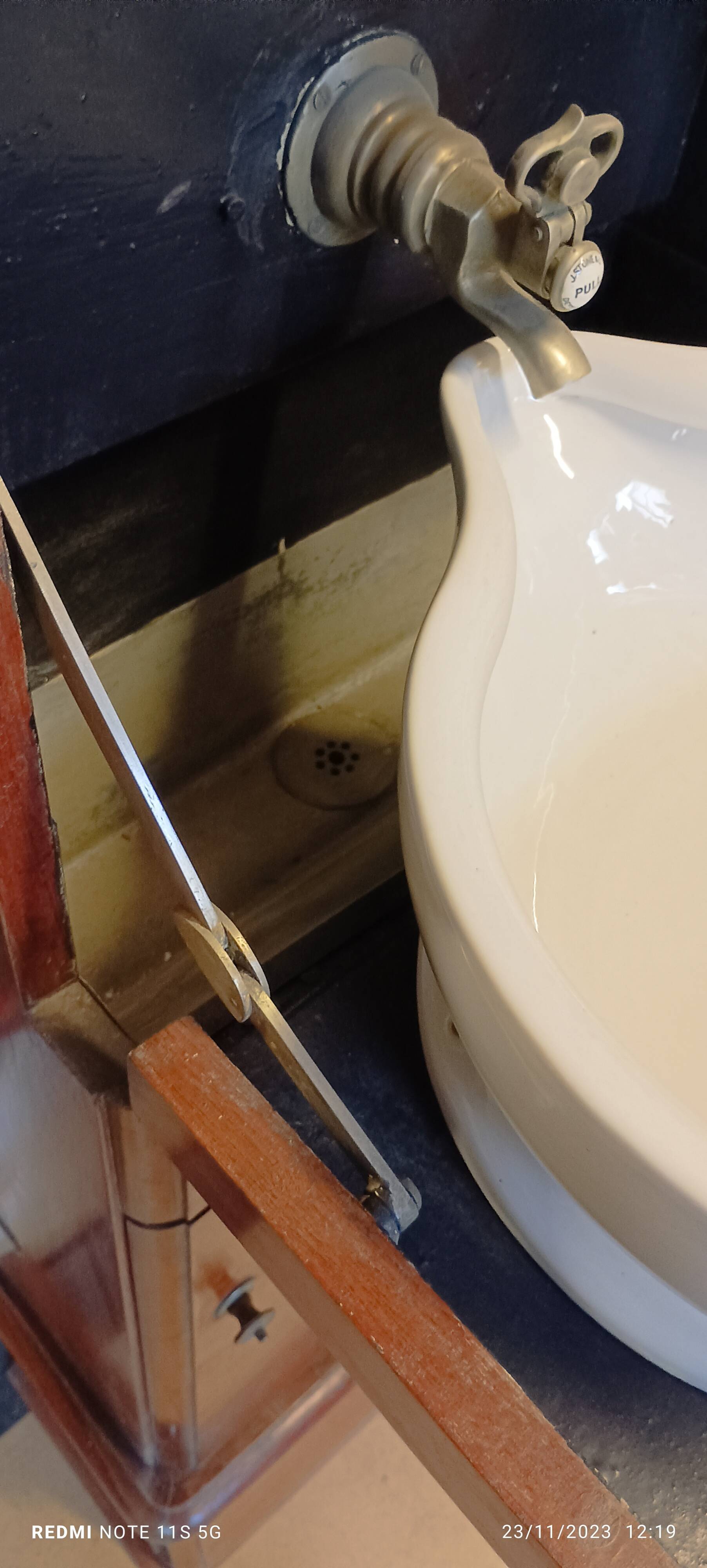 mahogany boat toilet cabinet