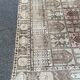 Handmade beige Bakhtiar rug with flowers 200x300.