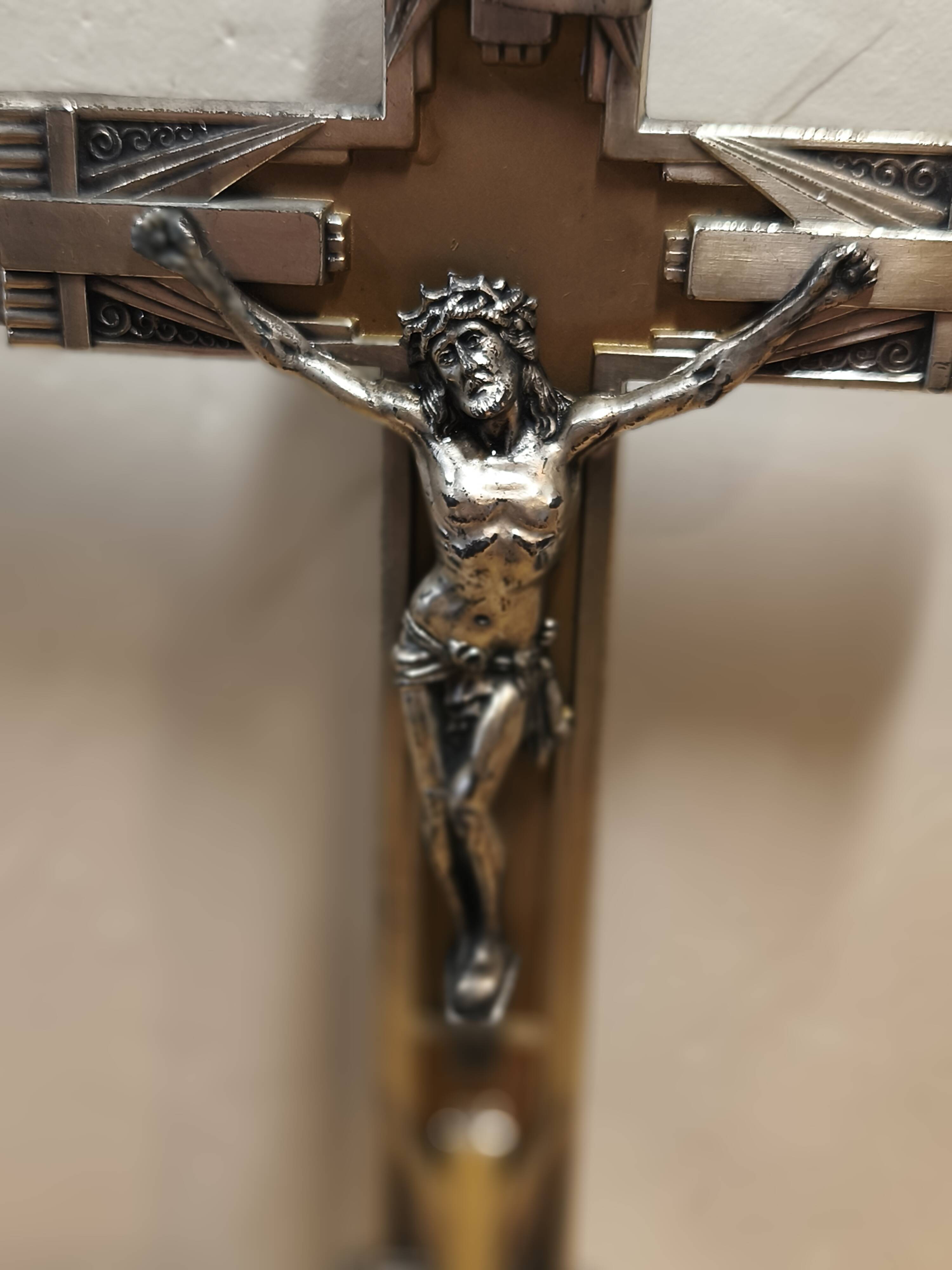 Large Art Deco crucifix