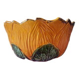 Sunflower bowl in slip