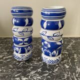 Set of 12 napkin rings in porcelain