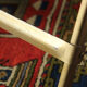 Chaises chaisor pliantes, structure doré et velours jaune d'or vintage