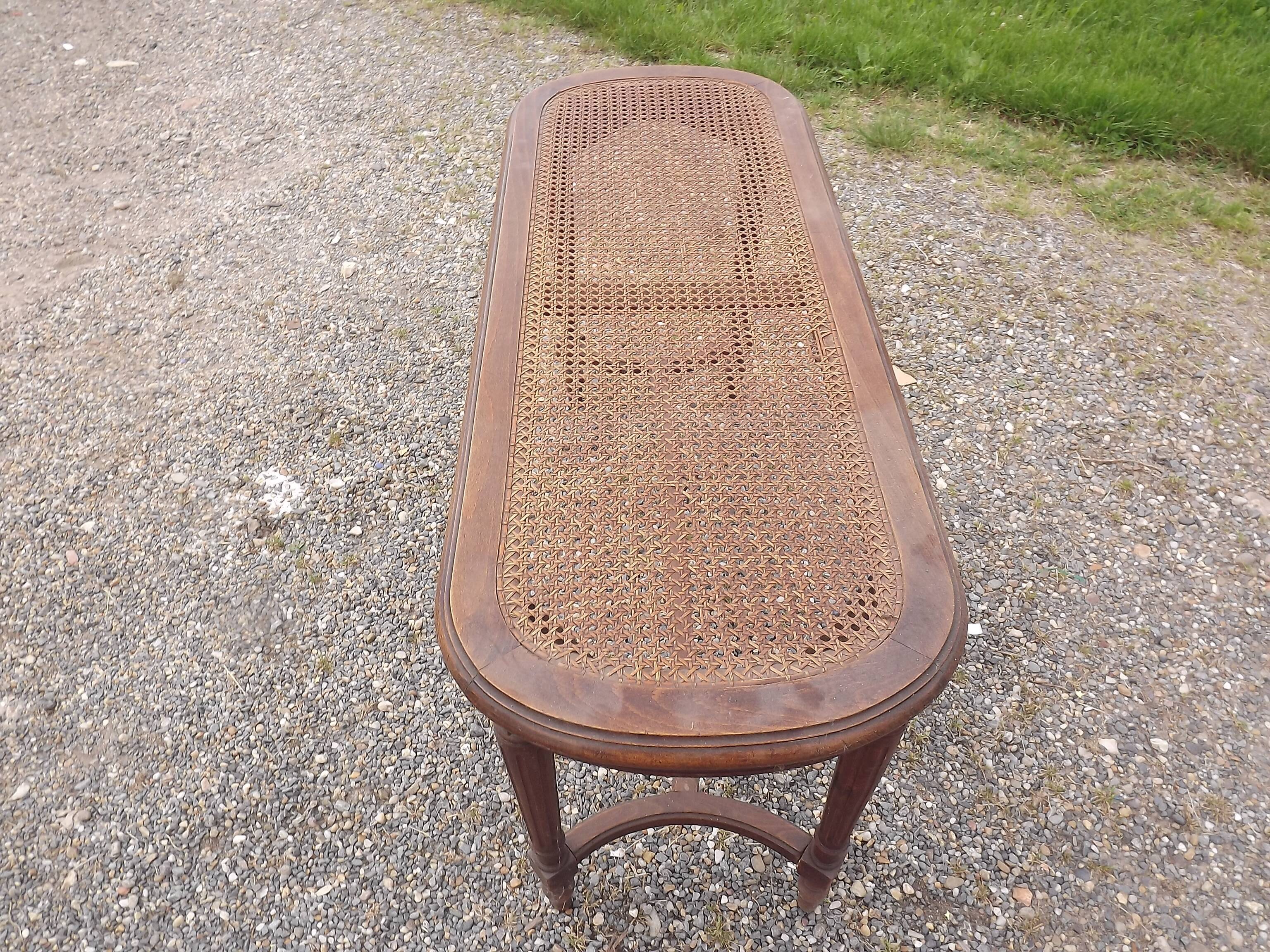 Bench caned 1900