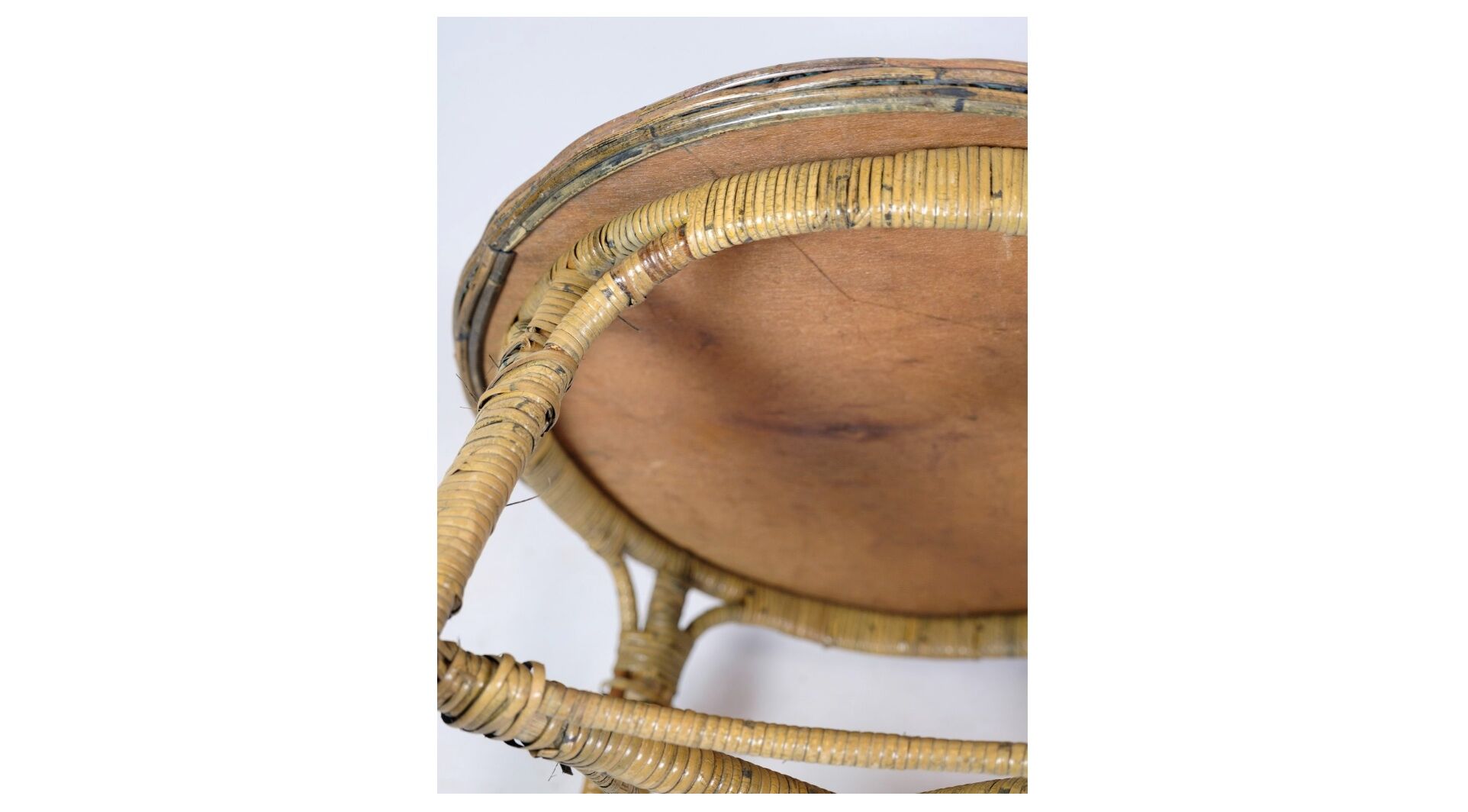 Bamboo Side Table from around 1970s