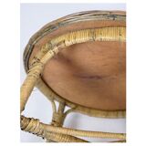 Bamboo Side Table from around 1970s