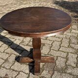 Oak pedestal table 1950