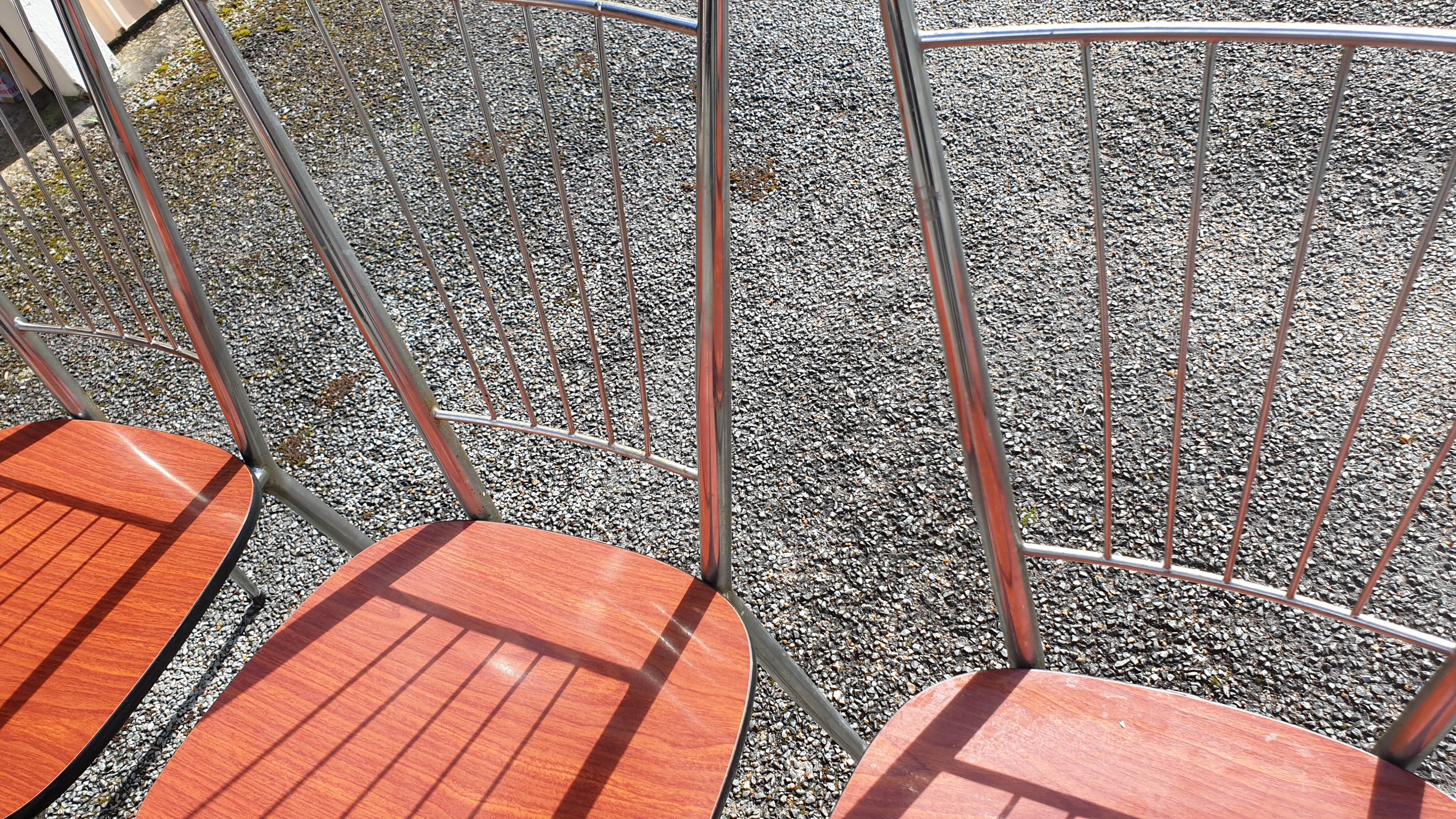4 chairs MDJ sixties seventies