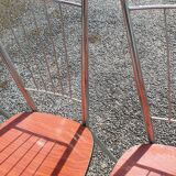 4 chaises MDJ  sixties seventies